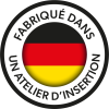 Label: Fabriqué dans un atelier d'insertion
