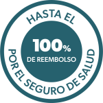 Sello: Hasta el 100% de reembolso por el seguro de salud