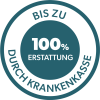 Siegel: Bis zu 100% Erstattung durch die Krankenkasse