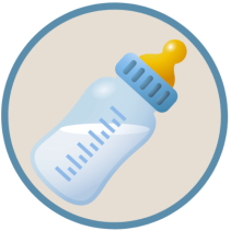 Flaeschchenfuetterung Baby bei der U3