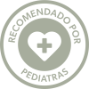 Sello: Recomendado por pediatras, fisioterapeutas & matronas