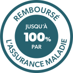 Label: Remboursé jusqu'à 100% par l'assurance maladie