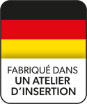 Label: Fabriqué dans un atelier d'insertion