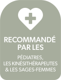 Label: Recommandé par les pédiatres, les kinésithérapeutes & les sages-femmes