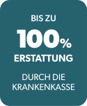 Siegel: Bis zu 100% Erstattung durch die Krankenkasse